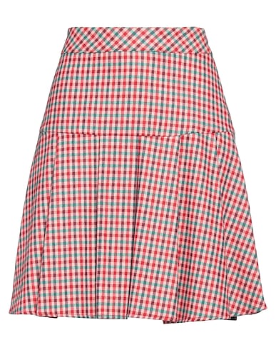 PAPERWARDROBE Mini skirt ROSSO 80% Wool, 20% Polyamide