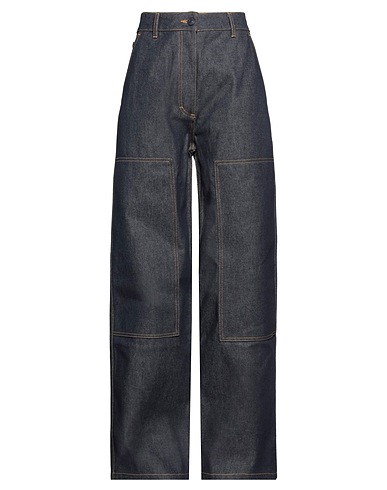 CECILIE BAHNSEN Denim pants Blue 100% Cotton