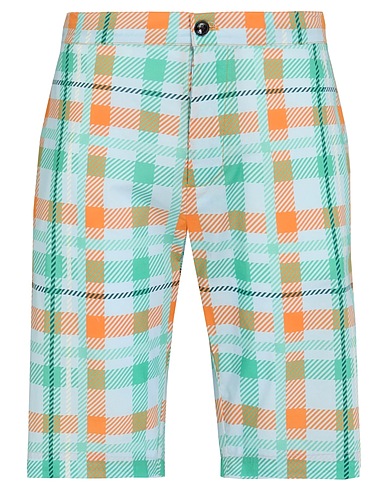 LIU •JO MAN Shorts & Bermuda Sky blue 97% Cotton, 3% Elastane