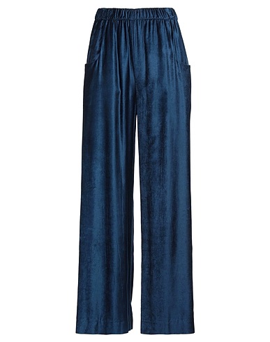 TELA Pantalone Blu notte 100% Viscosa