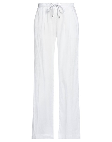 JAMES PERSE Casual trouser White 100% Linen