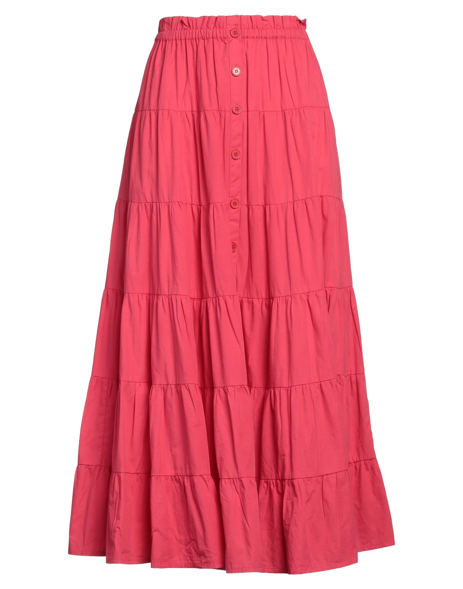 VALENTINO GARAVANI | Red Women's Midi Skirt | YOOX