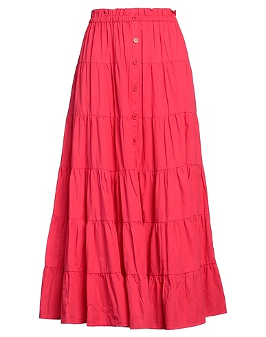 ANTIK BATIK Langer Rock Magenta 100% Baumwolle