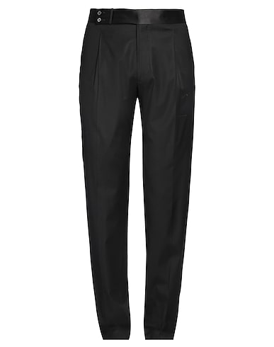 TAGLIATORE Casual trouser Black 50% Virgin Wool, 45% Viscose, 5% Elastane