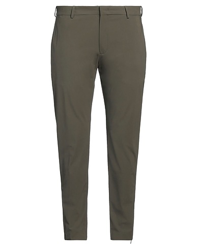 PT Torino Casual trouser Military green 79% Polyamide, 21% Elastane