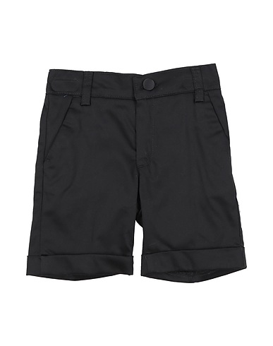 MANUELL & FRANK Shorts & Bermuda Black 97% Cotton, 3% Elastane