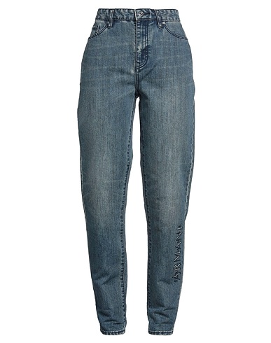 ARMANI EXCHANGE Denim trousers Blue 71% Cotton, 23% Polyester, 6% Metallic fiber