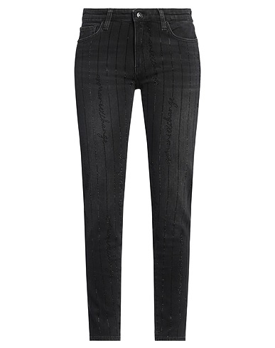 ARMANI EXCHANGE Denim trousers Black 99% Cotton, 1% Elastane
