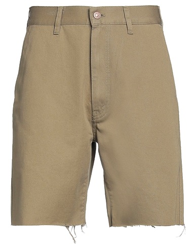 CELINE Shorts & Bermuda Military green 100% Cotton