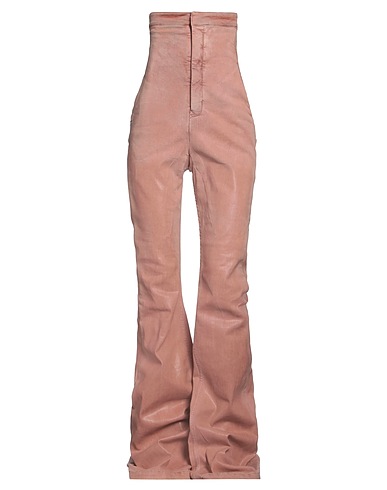 RICK OWENS Pantaloni jeans Rosa antico 85% Cotone, 10% Poliestere, 5% Elastan