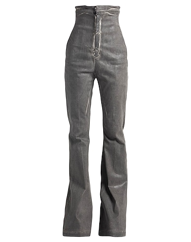 RICK OWENS Pantaloni jeans Grigio 85% Cotone, 10% Poliestere, 5% Elastan