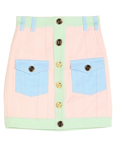 BALMAIN Jupe en jean 100% Coton