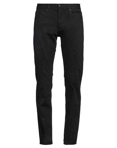 ARMANI EXCHANGE Denim trousers Black 91% Cotton, 7% Elastomultiester, 2% Elastane