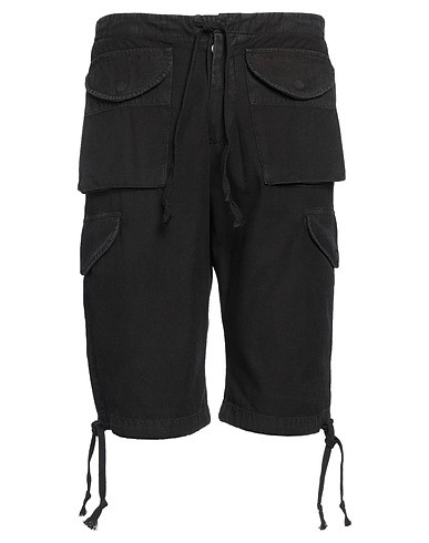 GREG LAUREN Shorts & Bermuda Black 100% Cotton