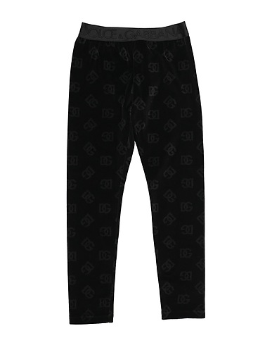 DOLCE&GABBANA Casual trouser Black 100% Cotton, Polyester, Elastane, Polyamide