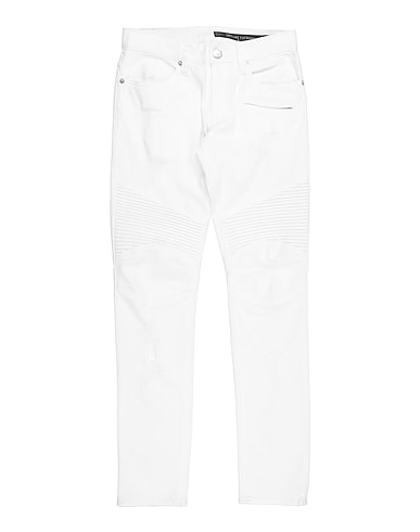 ARMANI EXCHANGE Denim trousers White 91% Cotton, 7% Elastomultiester, 2% Elastane