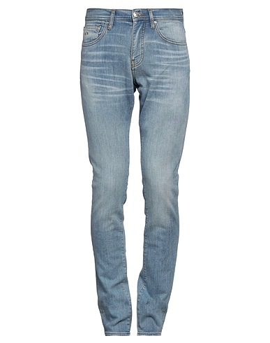 ARMANI EXCHANGE BOTTOMWEAR Blue 86% Cotton, 12% Polyester, 2% Elastane
