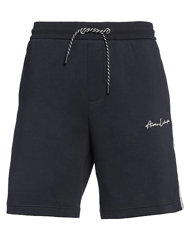 ARMANI EXCHANGE Shorts & Bermuda Midnight blue 79% Cotton, 17% Polyester, 4% Elastane
