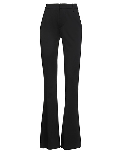 DONDUP Pantalone Nero 99% Lana Vergine, 1% Elastan