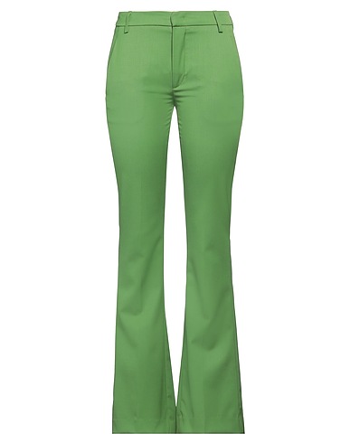 DONDUP Pantalone Verde 99% Lana Vergine, 1% Elastan