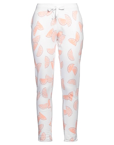 JUVIA Pantalone Bianco 50% Cotone, 50% Poliestere