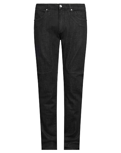 JECKERSON Denim pants Black 98% Cotton, 2% Elastane