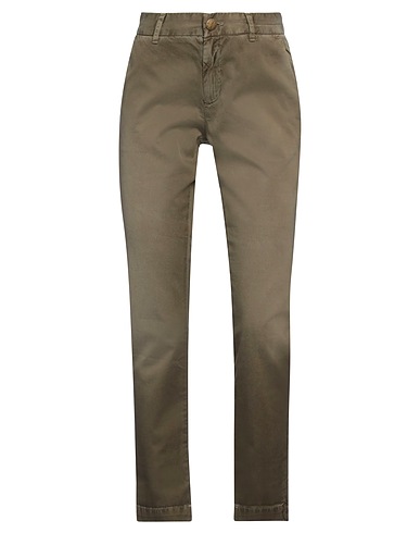 CURRENT/ELLIOTT Casual trouser Military green 100% Cotton