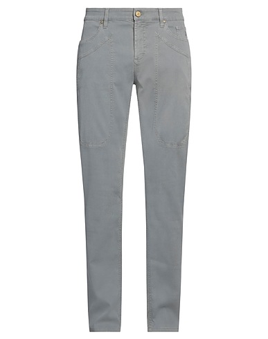 JECKERSON Pantalone Grigio 97% Cotone, 3% Elastan