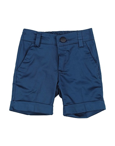 MANUELL & FRANK Shorts & Bermuda Navy blue 97% Cotton, 3% Elastane