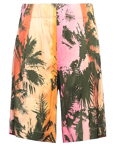 LANEUS Shorts & Bermuda VERDE SCURO 100% Viscosa