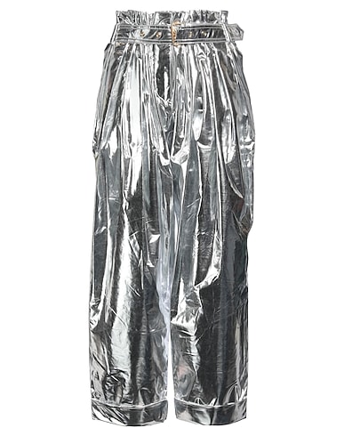 BALMAIN Casual trouser Silver 87% Polyester, 13% Elastane