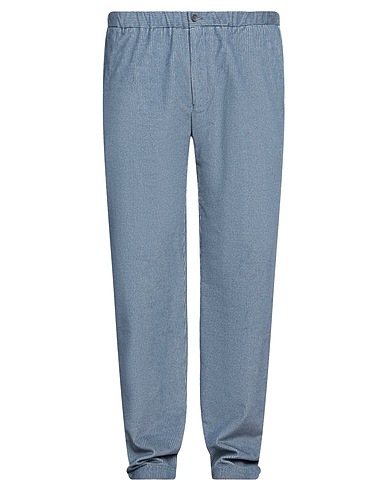 EMPORIO ARMANI Casual pants Slate blue 100% Cotton