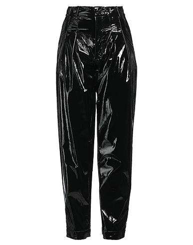 DONDUP Casual trouser Black 100% Polyurethane resin