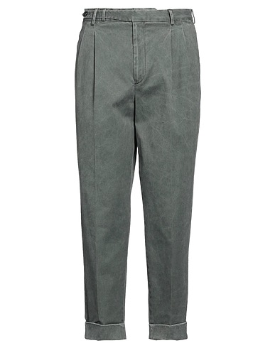 PT Torino Casual pants Dark green 98% Cotton, 2% Elastane