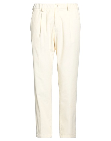 HERNO Pantalone Avorio 91% Cotone, 8% Cachemire, 1% Elastan