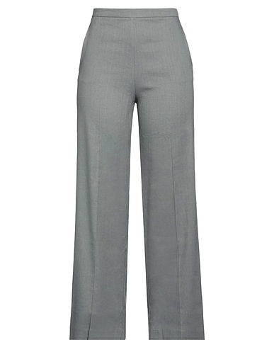 ALYSI Casual pants CRÈME Grey 51% Linen, 46% Viscose, 3% Elastane