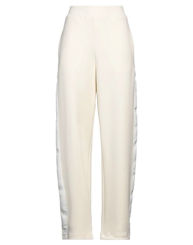 HINNOMINATE Pantalone Avorio 50% Modal, 45% Poliestere, 5% Elastan