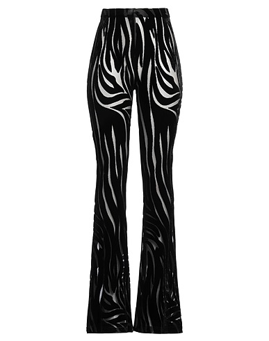 VERSACE Leggings Black 60% Viscose, 35% Polyamide, 5% Elastane