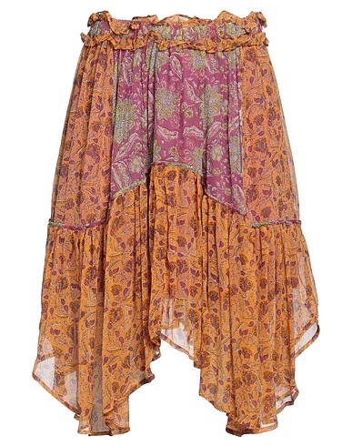 ANTIK BATIK Mini skirt Mauve 100% Viscose