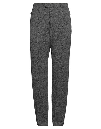EMPORIO ARMANI Casual trouser Charcoal 98% Virgin Wool, 2% Elastane