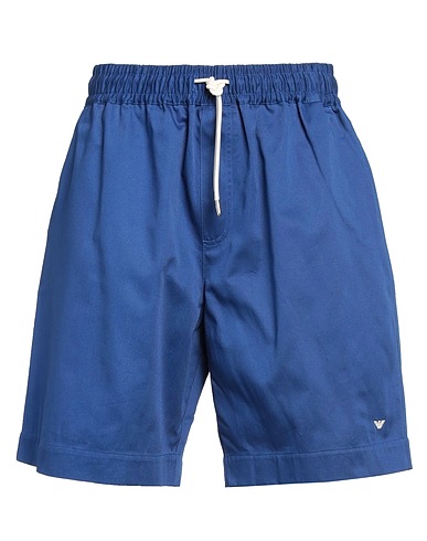 EMPORIO ARMANI Shorts & Bermuda Blue 100% Cotton