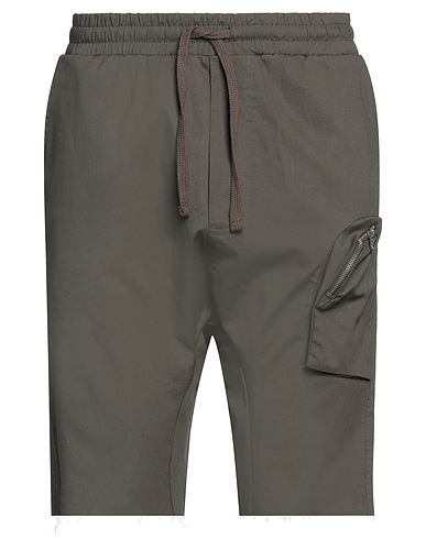 THOM KROM Shorts & Bermuda Military green 97% Cotton, 3% Elastane