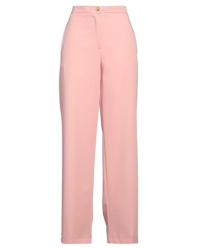 VICOLO Casual pants Pink 69% Polyester, 25% Viscose, 6% Elastane
