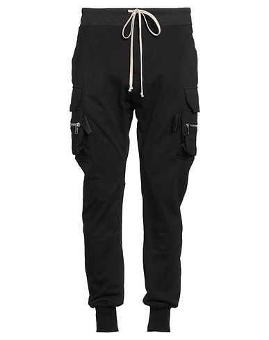 RICK OWENS Casual trouser Black 100% Cotton