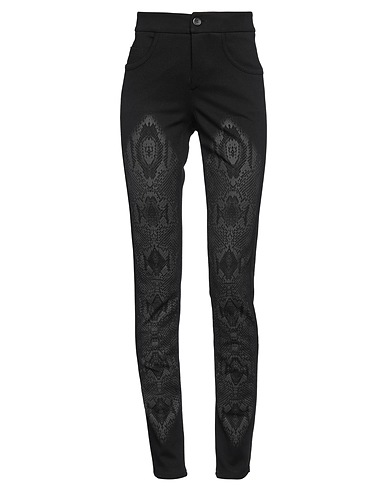 ANGELO MARANI Pantalone Nero 54% Viscosa, 27% Poliestere, 17% Lana Vergine, 2% Elastan