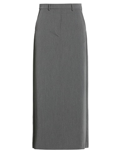VICOLO Maxi Skirts Grey 62% Acetate, 38% Viscose