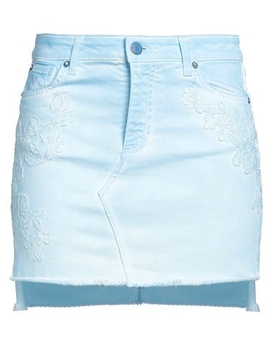 ERMANNO DI ERMANNO SCERVINO Gonna jeans Celeste 98% Cotone, 2% Elastan
