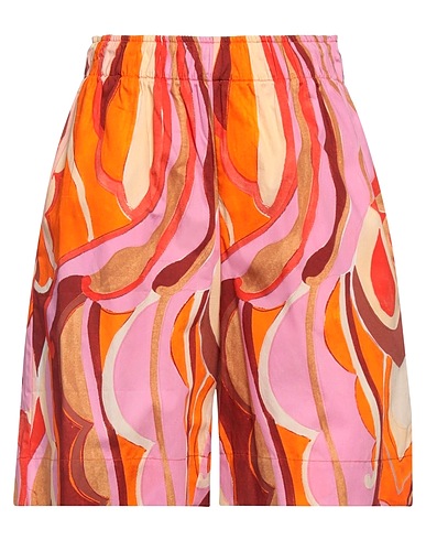 0039 ITALY Shorts & Bermuda Orange 100% Cotton