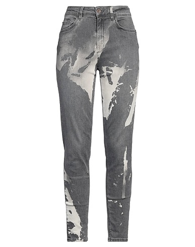 LIU •JO Denim pants Grey 96% Cotton, 4% Elastane