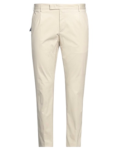 PT Torino Casual trouser Beige 65% Cotton, 29% Polyamide, 6% Elastane